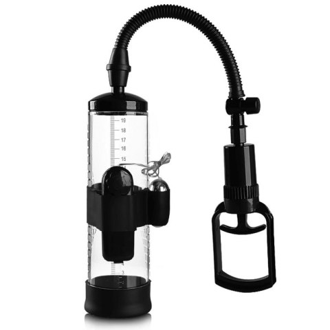 Pompka-Powerpump MAX Vibrating - Black&Clear Pompka-Powerpump MAX Vibrating - Black&Clear