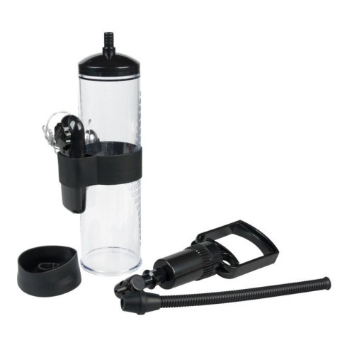 Pompka-Powerpump MAX Vibrating - Black&Clear Pompka-Powerpump MAX Vibrating - Black&Clear