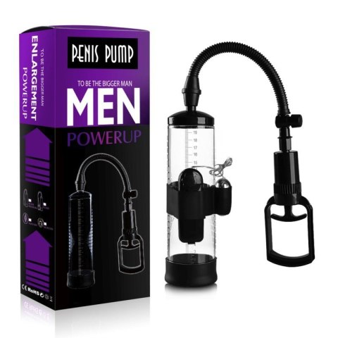 Pompka-Powerpump MAX Vibrating - Black&Clear Pompka-Powerpump MAX Vibrating - Black&Clear