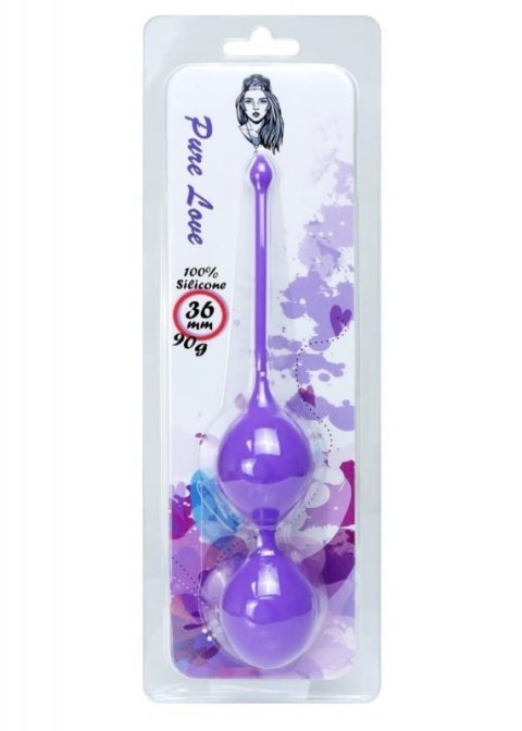 Silicone Kegel Balls 36mm 90g Purple - B - Series Silicone Kegel Balls 36mm 90g Purple - B - Series