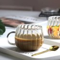 FILIŻANKA Z FALOWANYMI ŚCIANKAMI RYFLOWANA Z UCHEM 400 ML 1SZT SZK52