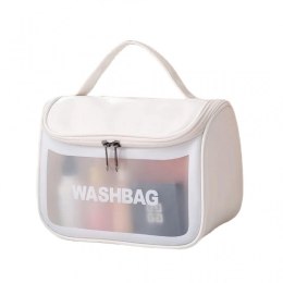 KOSMETYCZKA ROZKŁADANA WASHBAG KUFEREK BIAŁY KS46B