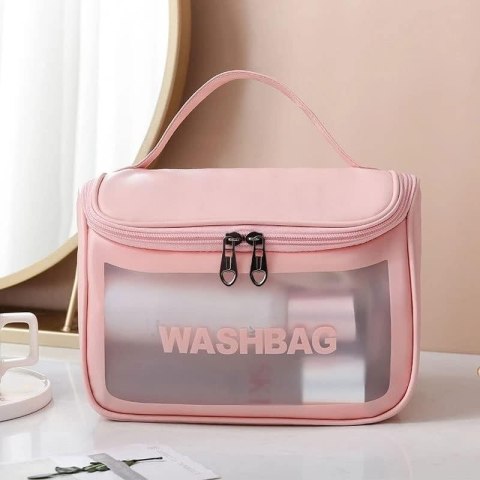 KOSMETYCZKA ROZKŁADANA WASHBAG KUFEREK BIAŁY KS46B