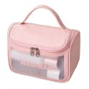 KOSMETYCZKA ROZKŁADANA WASHBAG KUFEREK RÓŻOWY KS46R
