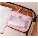 KOSMETYCZKA ROZKŁADANA WASHBAG KUFEREK RÓŻOWY KS46R
