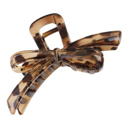 SPINKA KLAMRA DO WŁOSÓW XL KOKARDKA PANTERKA 11,5 CM SP361