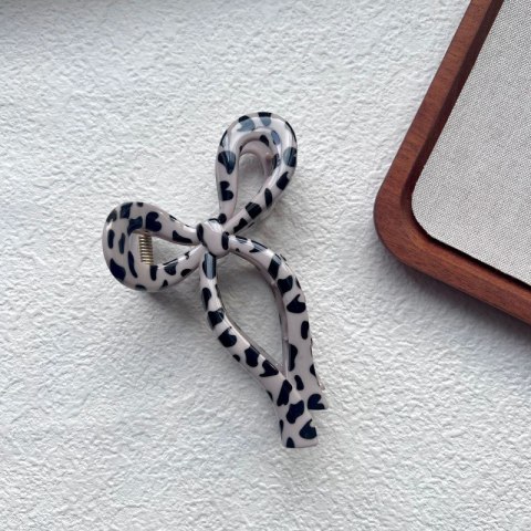 SPINKA KLAMRA DO WŁOSÓW XL PANTERKA BRĄZOWA 11 X 5 CM SP370