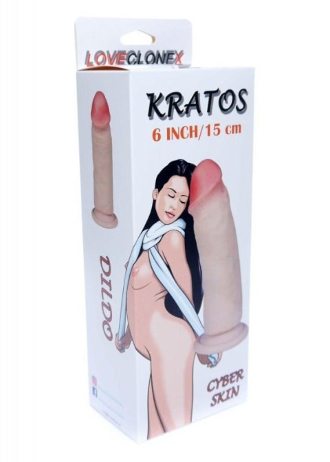 Dildo-KRATOS-LOVECLONEX 6"" Dildo-KRATOS-LOVECLONEX 6""