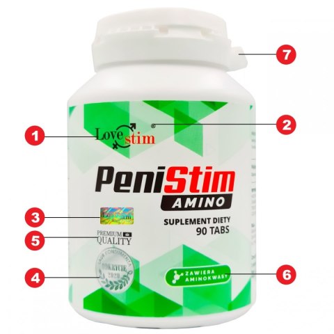 Penistim AMINO 90 tab suplement dla Panów Penistim AMINO 90 tab suplement dla Panów