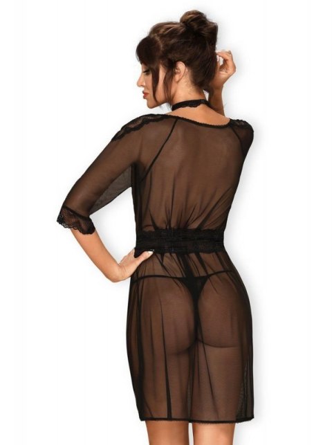Bielizna-Lucita peniuar czarny S/M Bielizna-Lucita peniuar czarny S/M