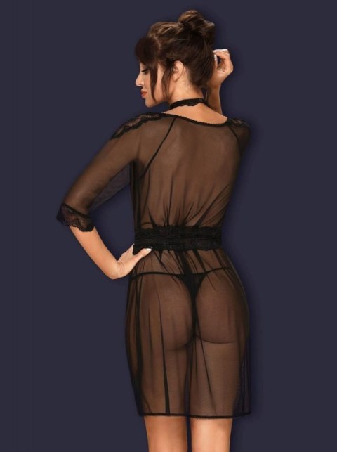 Bielizna-Lucita peniuar czarny S/M Bielizna-Lucita peniuar czarny S/M