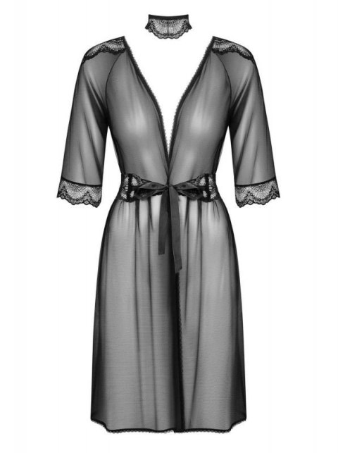 Bielizna-Lucita peniuar czarny S/M Bielizna-Lucita peniuar czarny S/M