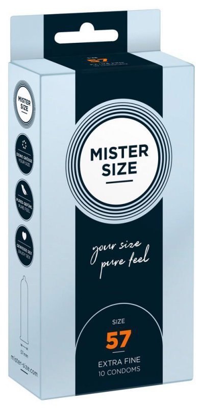 Mister Size 57mm pack of 10 Mister Size 57mm pack of 10