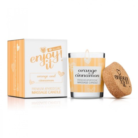 Świeca do masażu 70 ml Pomarańcza i Cynamon Świeca do masażu 70 ml Pomarańcza i Cynamon