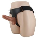 BAILE- Ultra Passionate Harness Realdeal Penis 6.2&#039;&#039; Brown