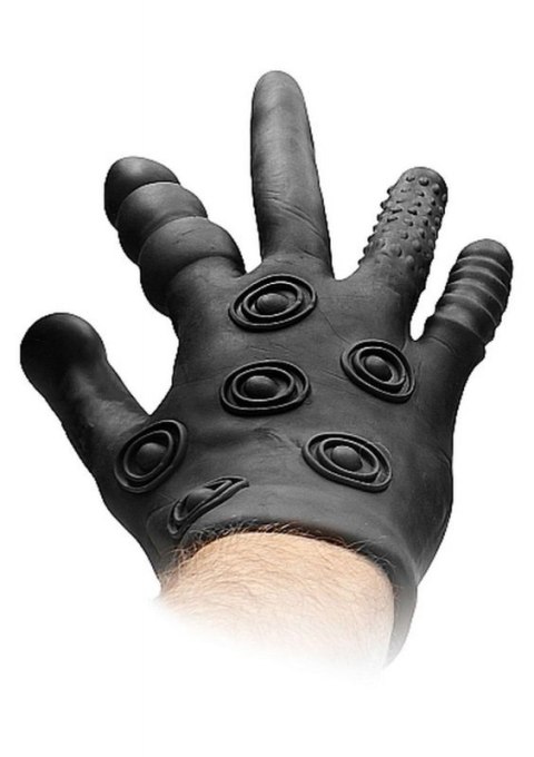 Silicone Stimulation Glove - Black Silicone Stimulation Glove - Black
