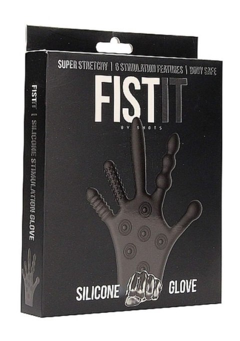 Silicone Stimulation Glove - Black Silicone Stimulation Glove - Black