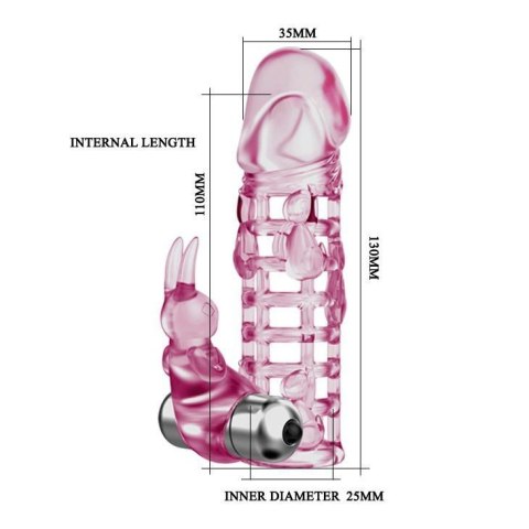 BAILE - ULTIMATELOVE SLEEVE, 10 vibration functions BAILE - ULTIMATELOVE SLEEVE, 10 vibration functions