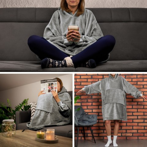 BLUZAIR KOĆO BLUZA OVERSIZE XXL Z KAPTUREM POLSKA BLUZAIR KOĆO BLUZA OVERSIZE XXL Z KAPTUREM POLSKA