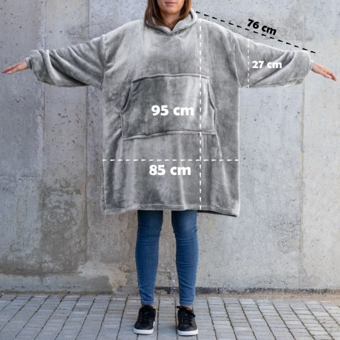 BLUZAIR KOĆO BLUZA OVERSIZE XXL Z KAPTUREM POLSKA BLUZAIR KOĆO BLUZA OVERSIZE XXL Z KAPTUREM POLSKA