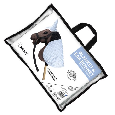 DERKA I NAUSZNIKI SKIPPI DLA HOBBY HORSE - BŁĘKIT- PREZENT NA DZIEŃ DZIEĆKA DERKA I NAUSZNIKI SKIPPI DLA HOBBY HORSE - BŁĘKIT- PREZENT NA DZIEŃ DZIEĆKA