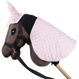 DERKA I NAUSZNIKI SKIPPI DLA HOBBY HORSE - RÓŻOWA- PREZENT NA DZIEŃ DZIEĆKA