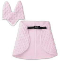 DERKA I NAUSZNIKI SKIPPI DLA HOBBY HORSE - RÓŻOWA- PREZENT NA DZIEŃ DZIEĆKA