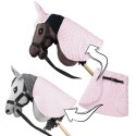 DERKA I NAUSZNIKI SKIPPI DLA HOBBY HORSE - RÓŻOWA- PREZENT NA DZIEŃ DZIEĆKA