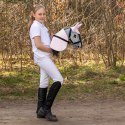 DERKA I NAUSZNIKI SKIPPI DLA HOBBY HORSE - RÓŻOWA- PREZENT NA DZIEŃ DZIEĆKA