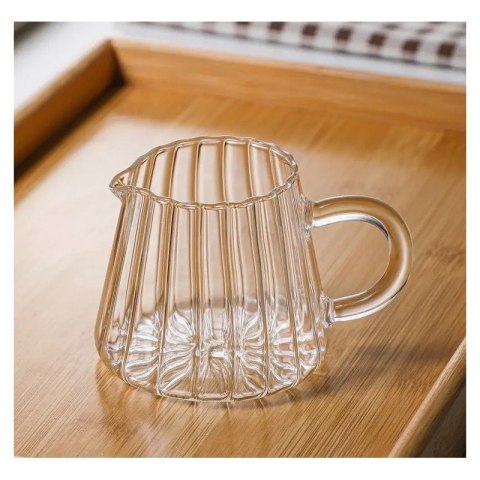 MLECZARKA ,POJEMNIK Z FALOWANYMI ŚCIANKAMI RYFLOWANA 150ML 1SZT SZK98