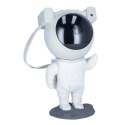 PROJEKTOR GWIAZD NIEBA LED ASTRONAUTA LAMPKA NOCNA NA PILOT, 21,5 CM LAMP42