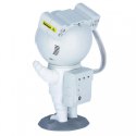 PROJEKTOR GWIAZD NIEBA LED ASTRONAUTA LAMPKA NOCNA NA PILOT, 21,5 CM LAMP42