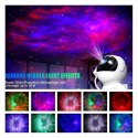 PROJEKTOR GWIAZD NIEBA LED ASTRONAUTA LAMPKA NOCNA NA PILOT, 21,5 CM LAMP42