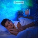 PROJEKTOR GWIAZD NIEBA LED ASTRONAUTA LAMPKA NOCNA NA PILOT, 21,5 CM LAMP42