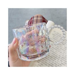 SZKLANKA OPALIZUJĄCA Z UCHEM DO KAWY, DRINKÓW 1SZT 260ML SZK55