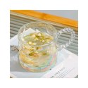 SZKLANKA OPALIZUJĄCA Z UCHEM DO KAWY, DRINKÓW 1SZT 260ML SZK55