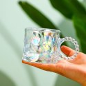 SZKLANKA OPALIZUJĄCA Z UCHEM DO KAWY, DRINKÓW 1SZT 260ML SZK55
