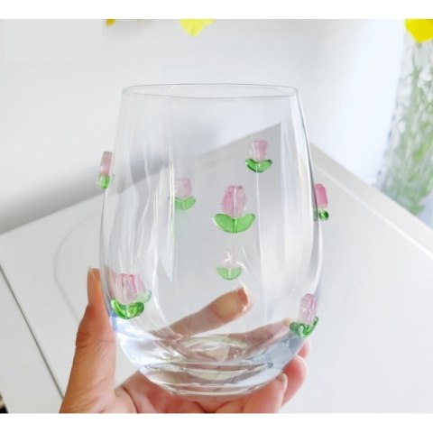 SZKLANKA TERMICZNA, TULIPANY 500 ML 1SZT - SZK130
