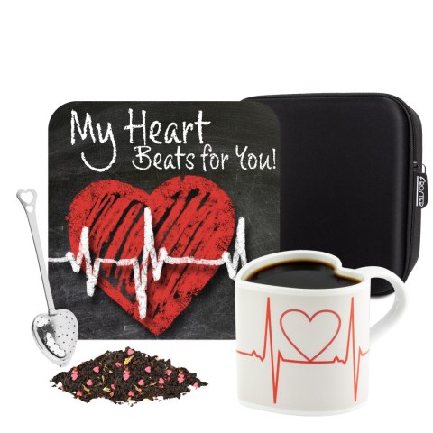 ZESTAW PREZENTOWY DLA ZAKOĆHANYĆH - MY HEART BEATS FOR YOU ZESTAW PREZENTOWY DLA ZAKOĆHANYĆH - MY HEART BEATS FOR YOU