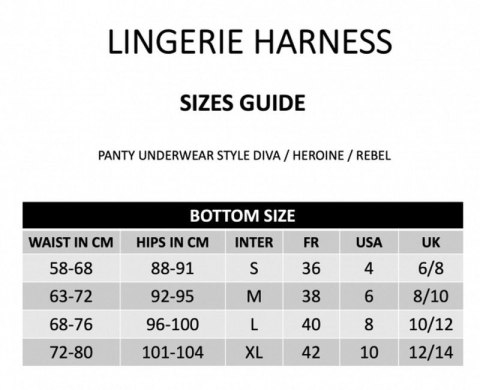 HARNESS LINGERIE DIVA - S HARNESS LINGERIE DIVA - S