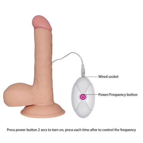 7.5"" The Ultra Soft Dude Vibrating 7.5"" The Ultra Soft Dude Vibrating