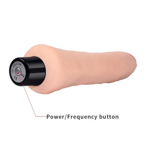 9"" REAL SOFTEE Vibrating Dildo 9"" REAL SOFTEE Vibrating Dildo
