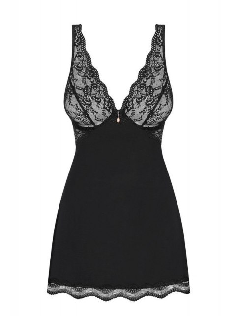 Bielizna-Luvae babydoll i stringi Czarny XS/S Bielizna-Luvae babydoll i stringi Czarny XS/S