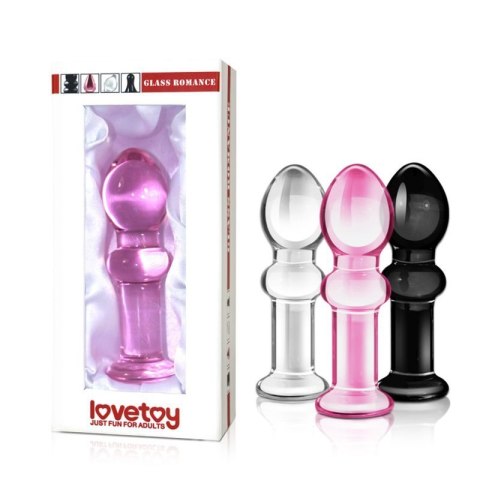 4.5"" Glass Romance Black 4.5"" Glass Romance Black