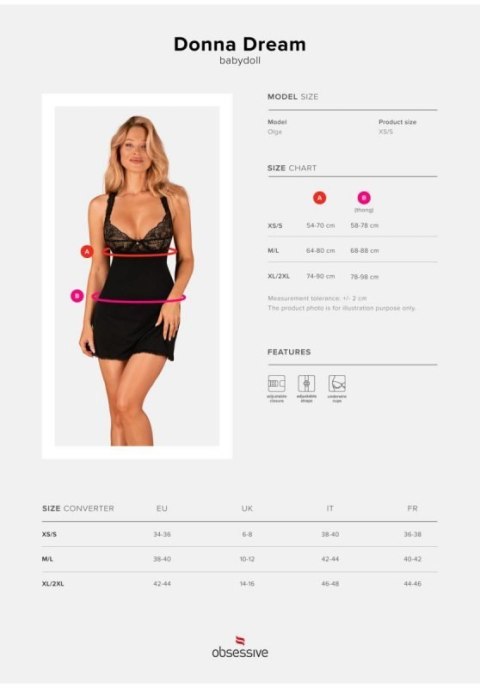 Donna Dream babydoll XS/S Donna Dream babydoll XS/S