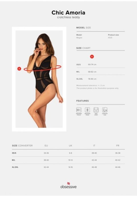 Chic Amoria body otwarte XS/S Chic Amoria body otwarte XS/S