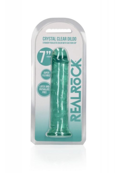 Straight Realistic Dildo with Suction Cup - 7'' / 18 Straight Realistic Dildo with Suction Cup - 7'' / 18