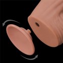 12&#039;&#039; King Sized Sliding Skin Dual Layer Dong