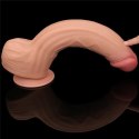 12&#039;&#039; King Sized Sliding Skin Dual Layer Dong