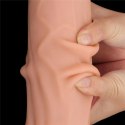 12&#039;&#039; King Sized Sliding Skin Dual Layer Dong